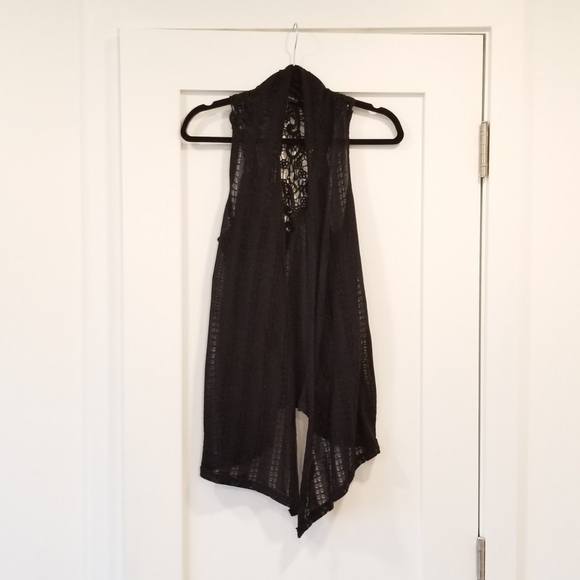 Candy Couture Sleeveless Cardigan - Picture 2 of 4